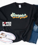 Retro Scorpio Zodiac Sweatshirt
