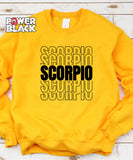 Stacked Scorpio Zodiac Sweatshirt