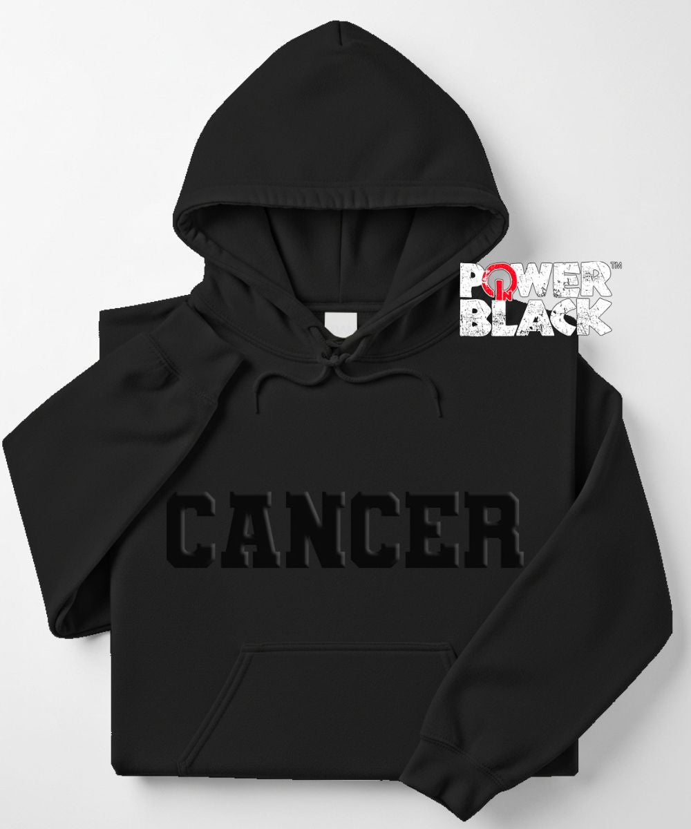 Puff Cancer (Off Black Puff Design) Hoodie