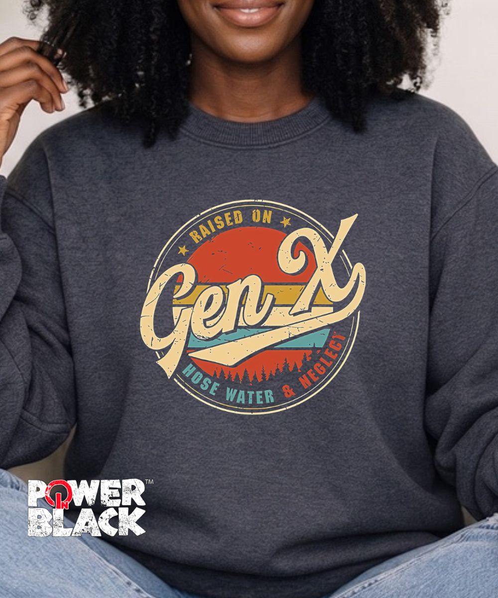 Gen X Sweatshirt (Distressed Design)