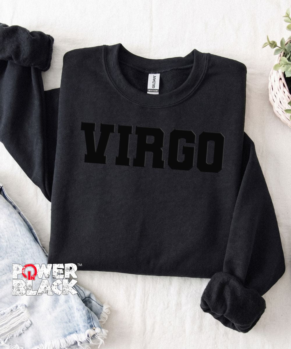 Puff Virgo (Off Black Puff Design) Sweatshirt