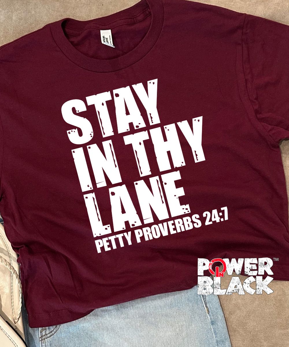 Stay In Thy Lane Crop Top
