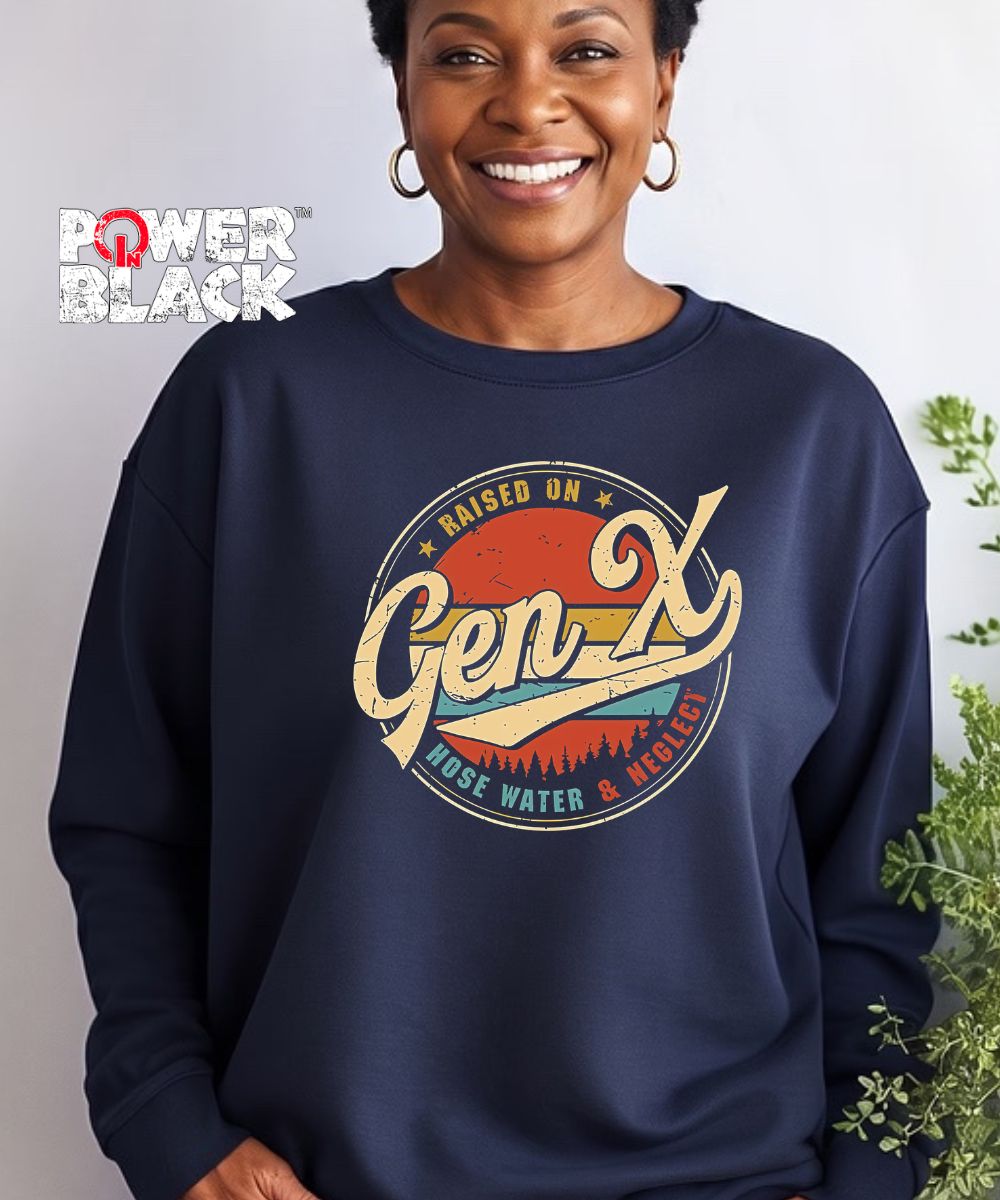 Gen X Sweatshirt (Distressed Design)