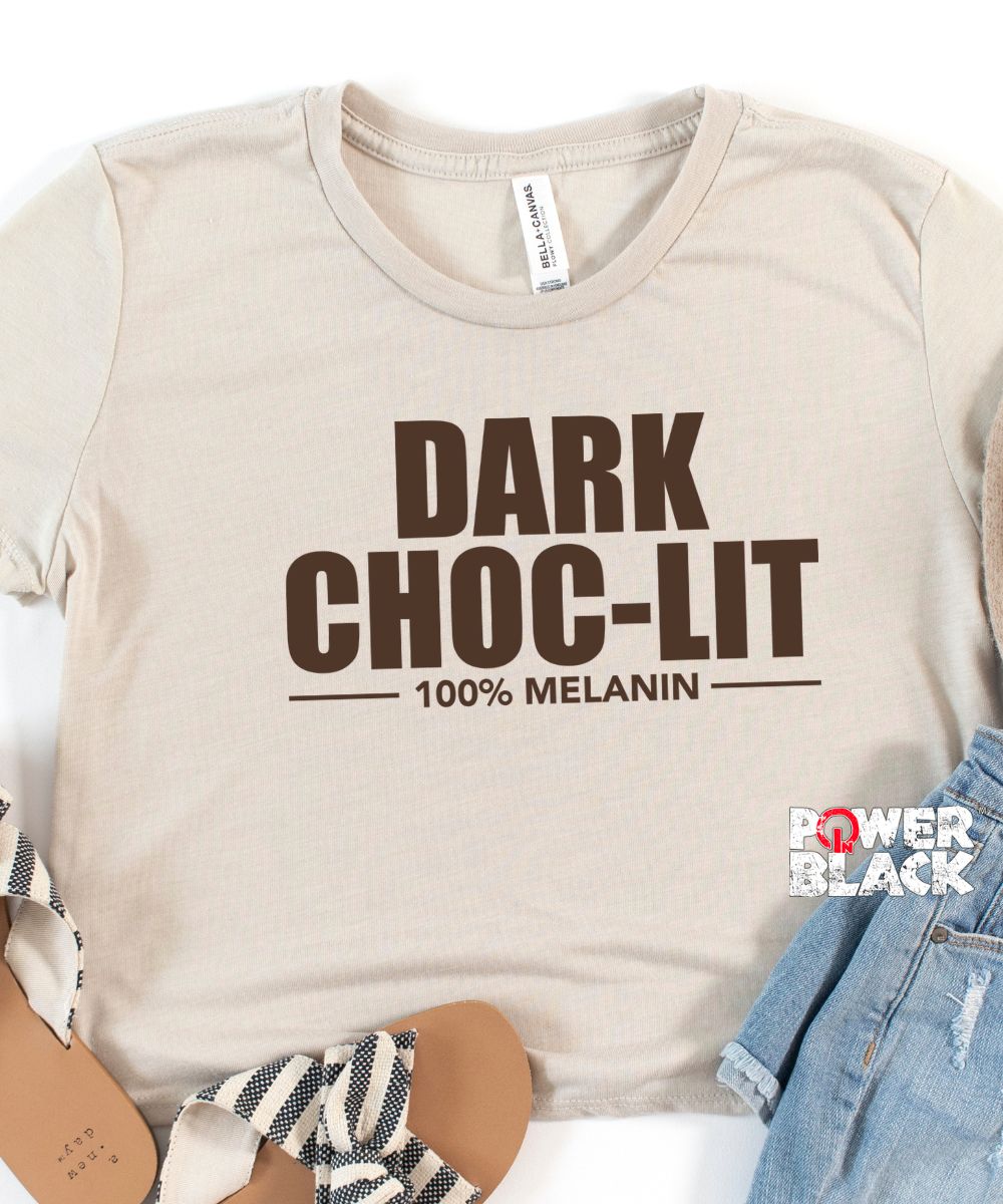 100% Melanin Crop Top