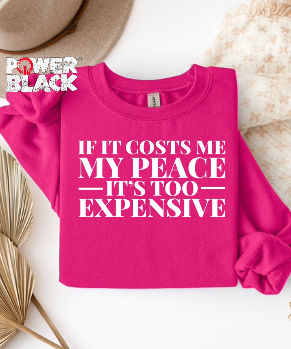 It's Too Expensive Sweatshirt