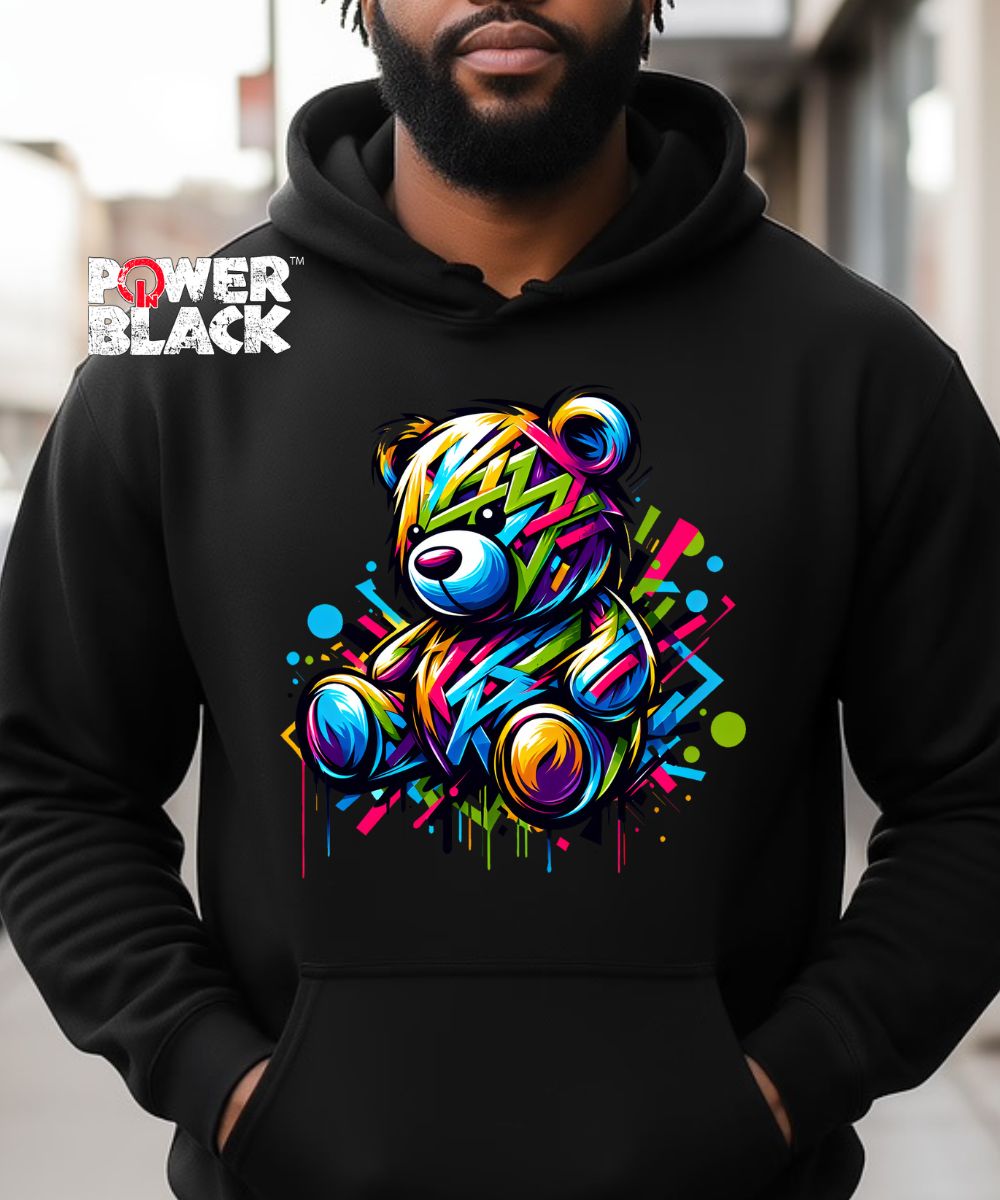 Abstract Teddy Hoodie