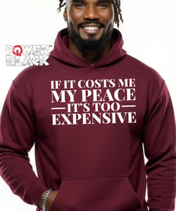 It's Too Expensive Hoodie