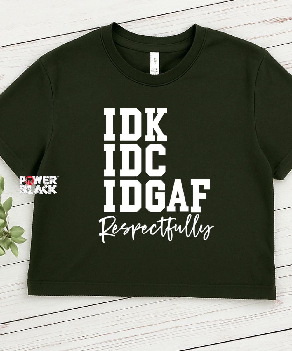 Respectfully Crop Top