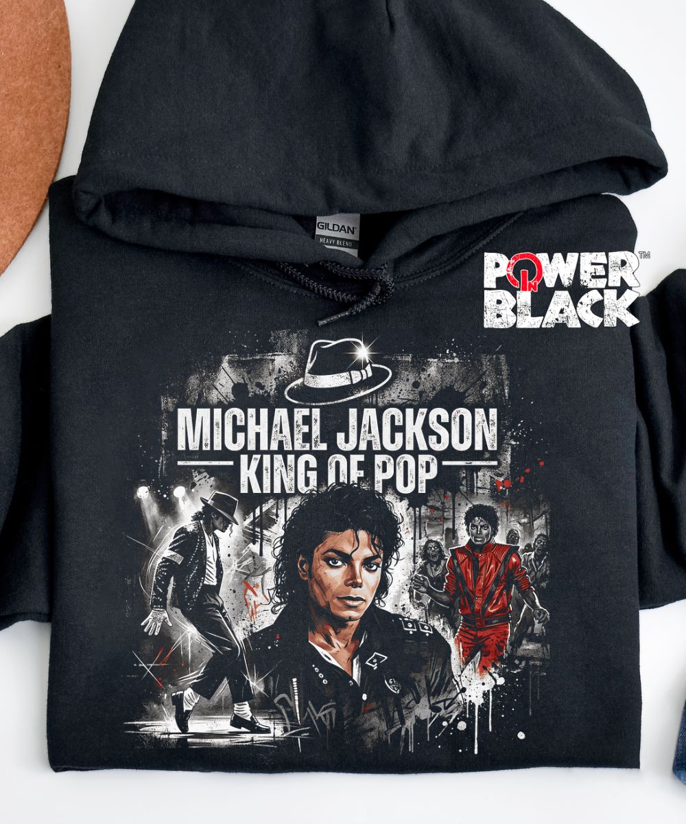 King Of Pop Collage Hoodie