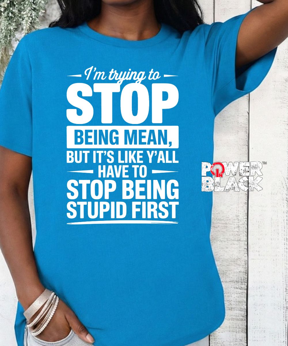 Stop Being Mean  - ONE DAY SALE