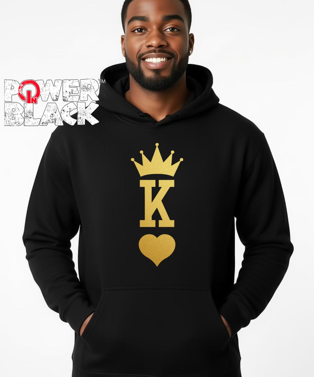 King of Hearts (Large Print) Hoodie