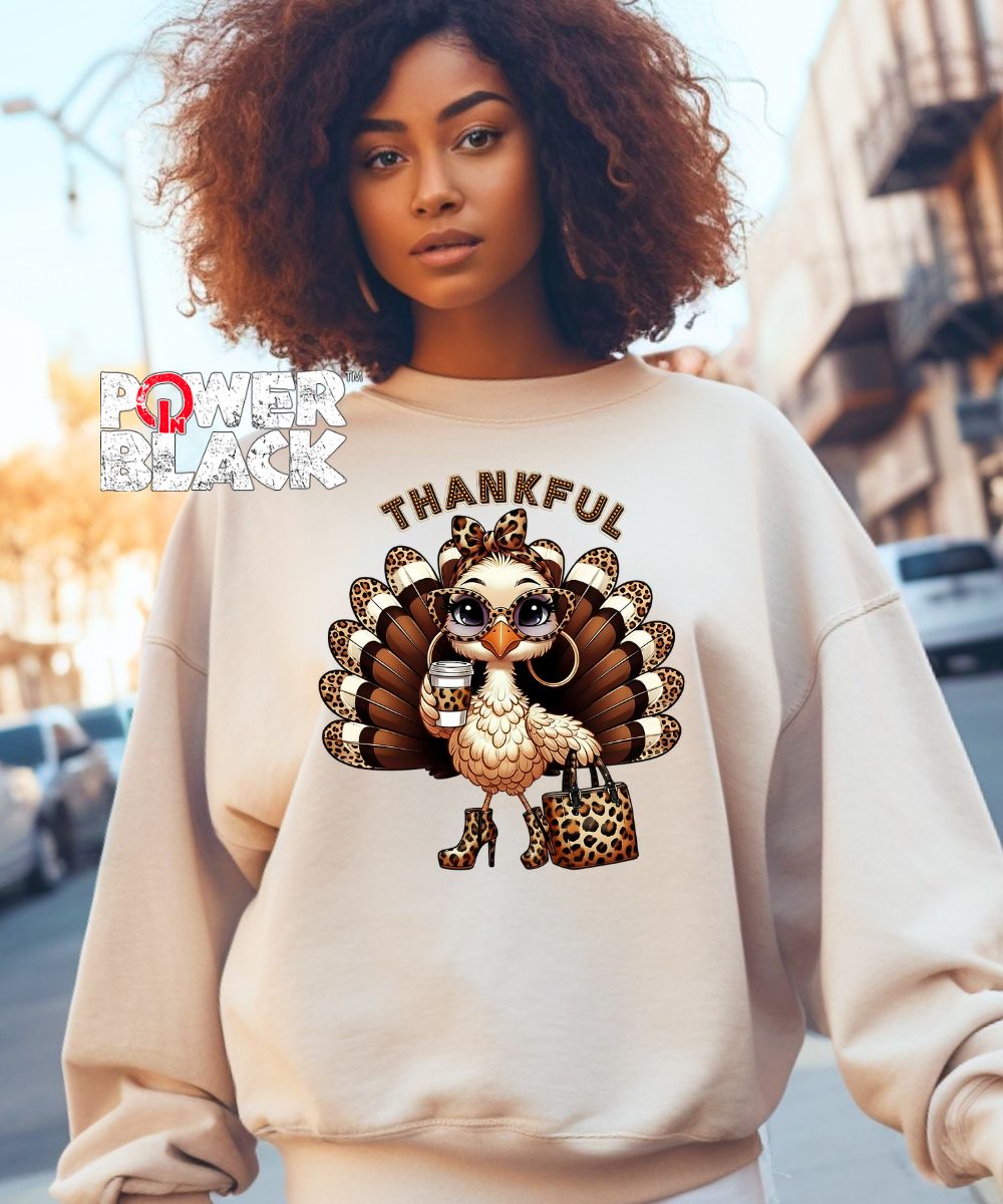 Thankful Chick Sweatshirt  - ONE DAY SALE