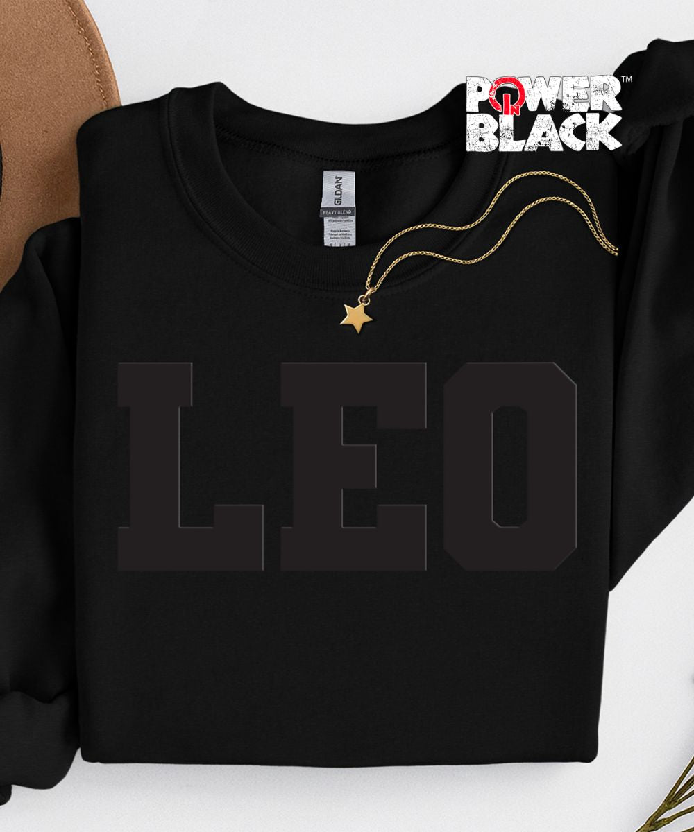 Puff Leo (Off Black Puff Design) Sweatshirt