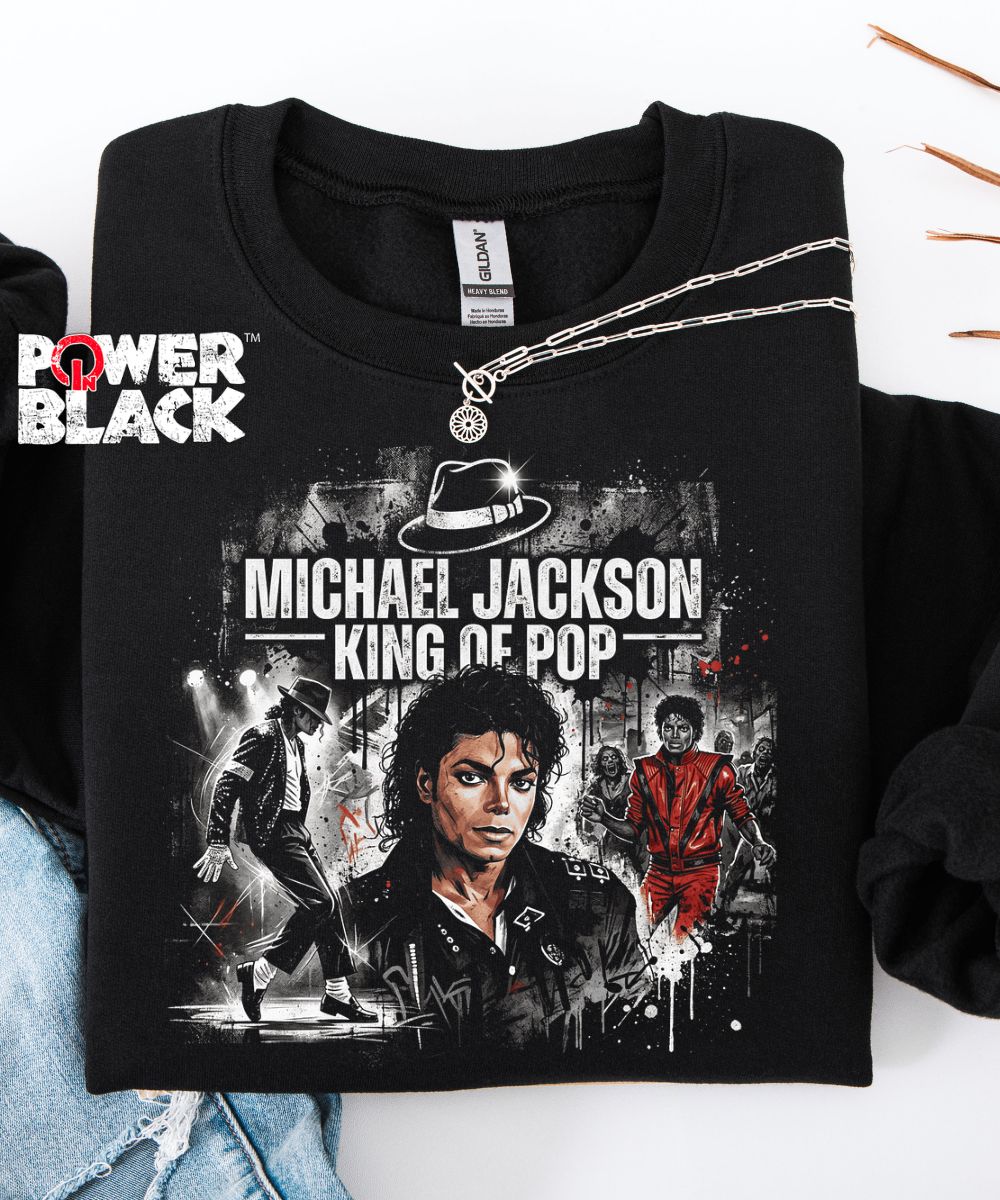 King Of Pop Collage Sweatshirt