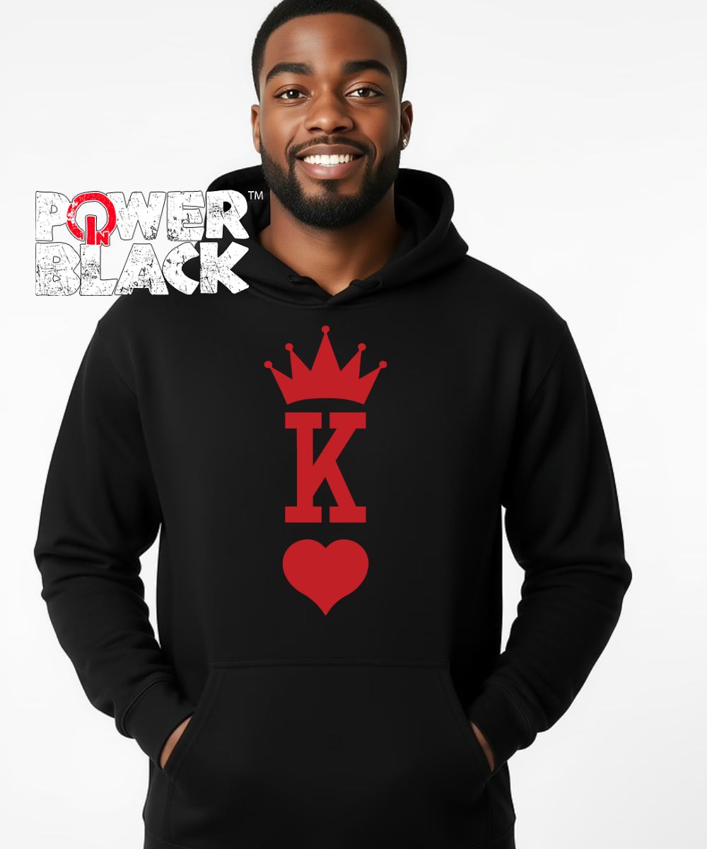 King of Hearts (Large Print) Hoodie