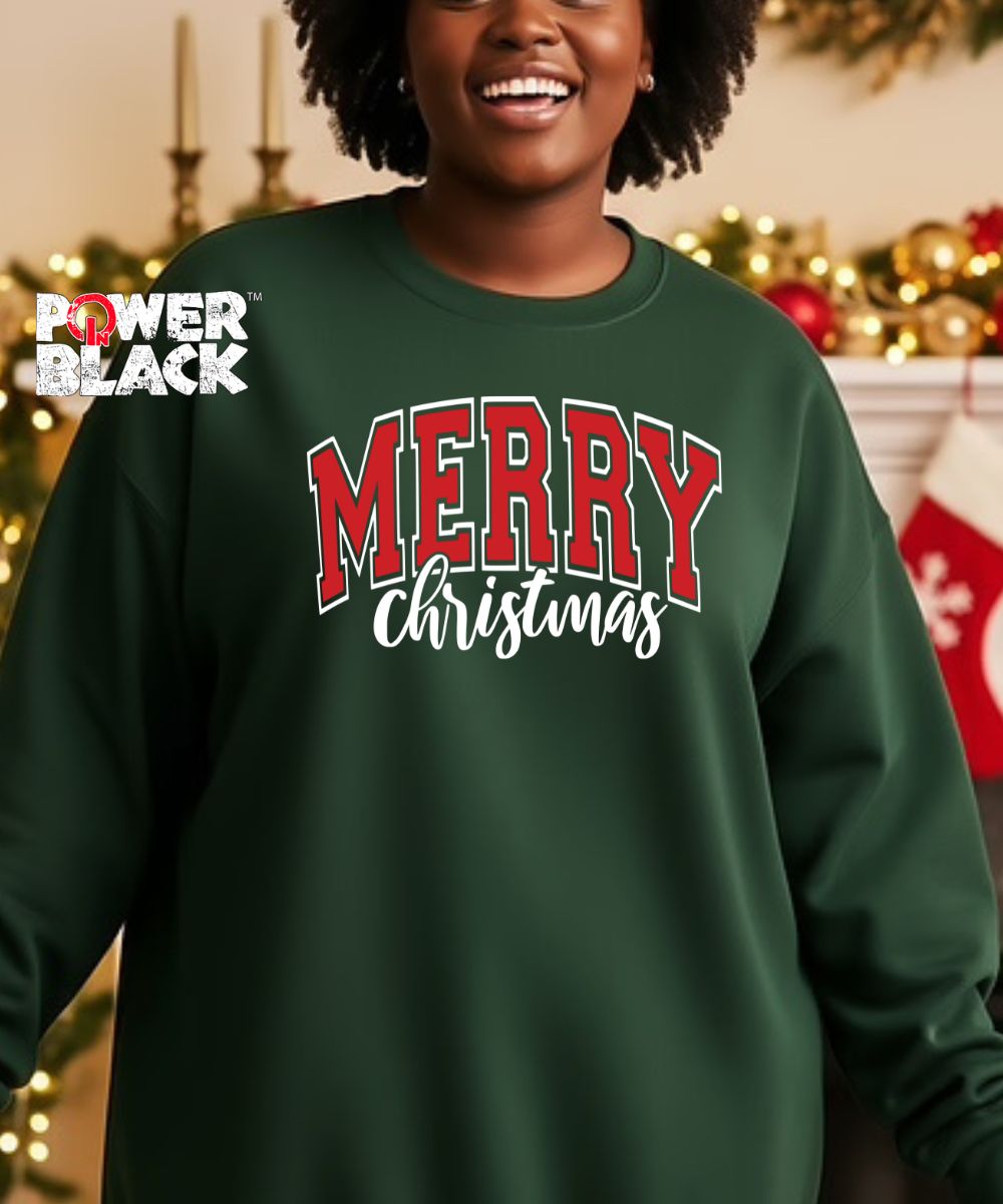 Varsity Merry Christmas Sweatshirt