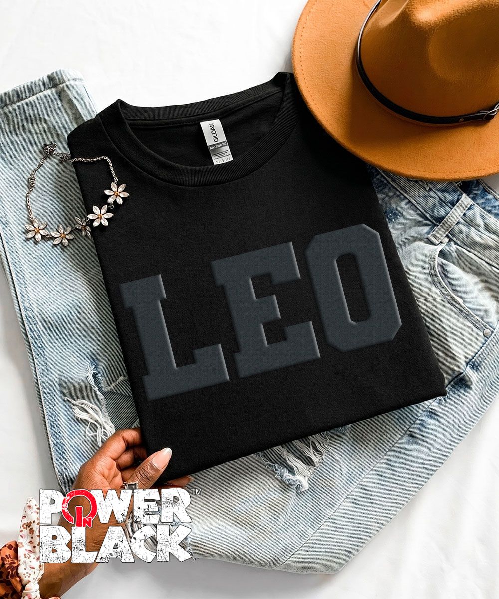 Puff Leo (Black Puff Design)