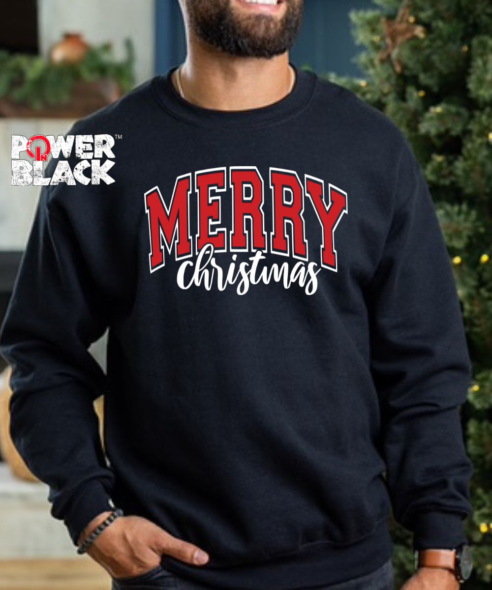 Varsity Merry Christmas Sweatshirt
