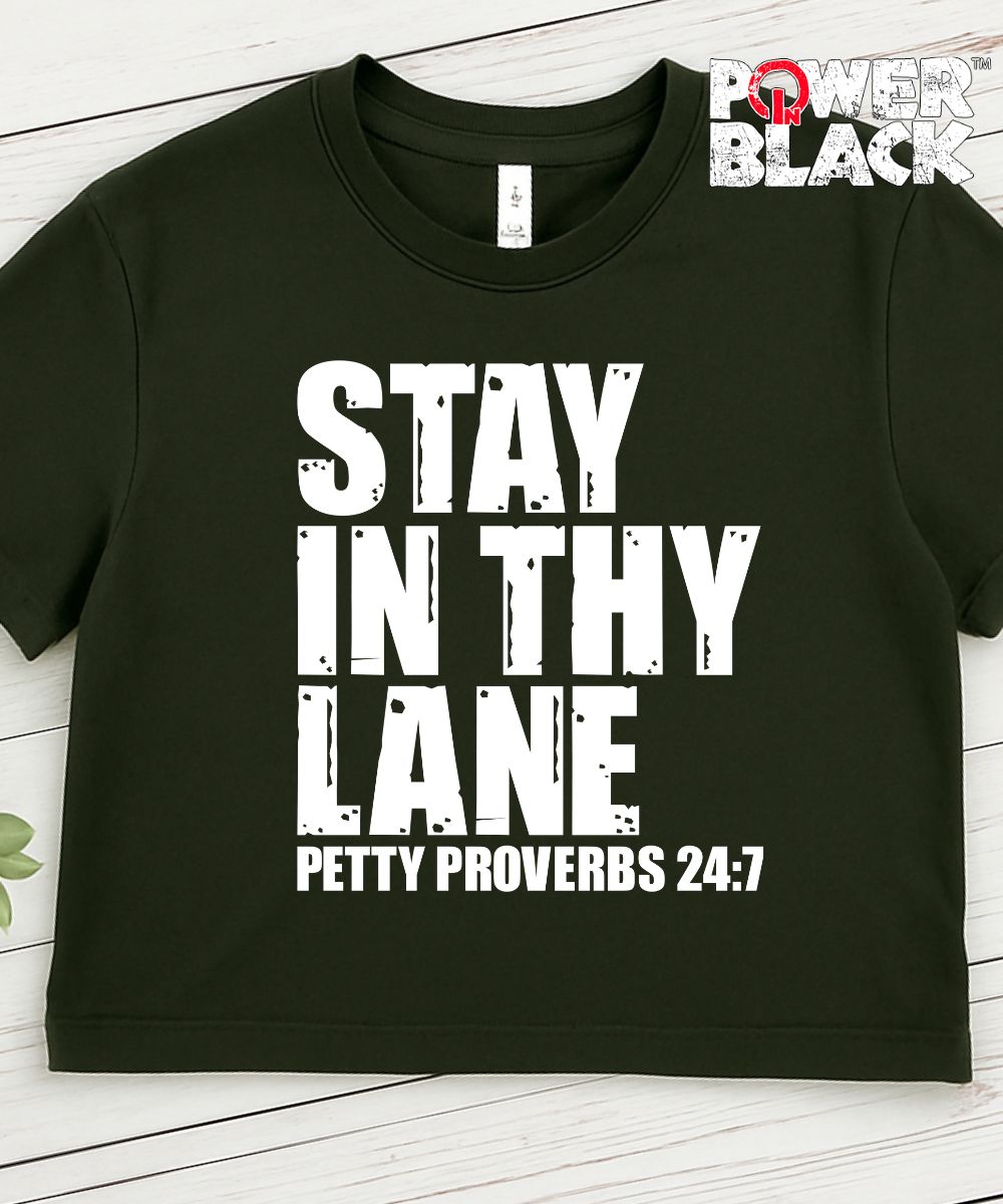 Stay In Thy Lane Crop Top