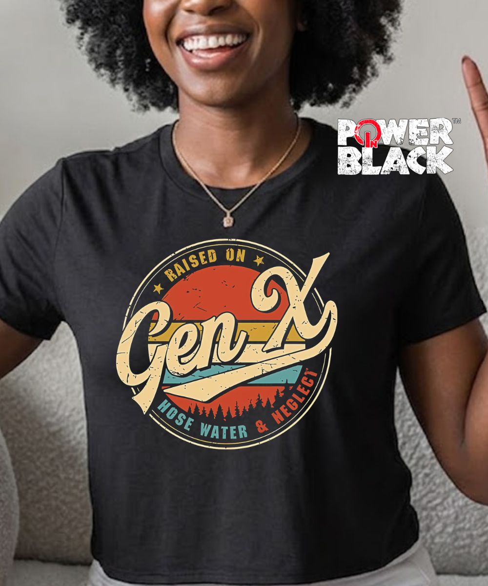 Gen X Crop Top (Distressed Design)