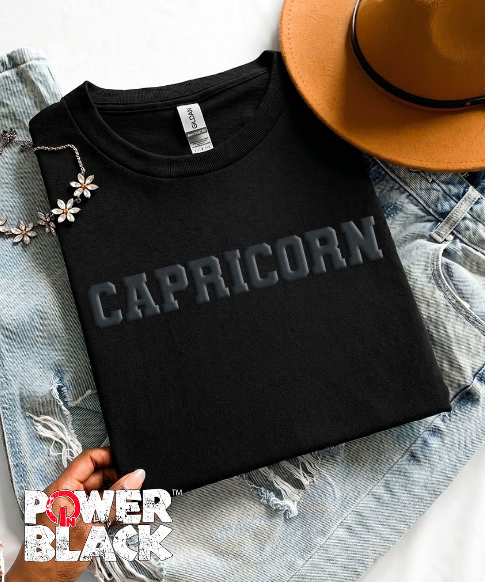 Puff Capricorn (Black Puff Design)