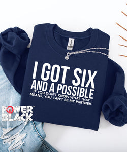 Six & A Possible Sweatshirt  - ONE DAY SALE