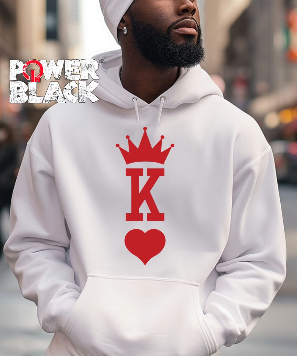 King of Hearts (Large Print) Hoodie