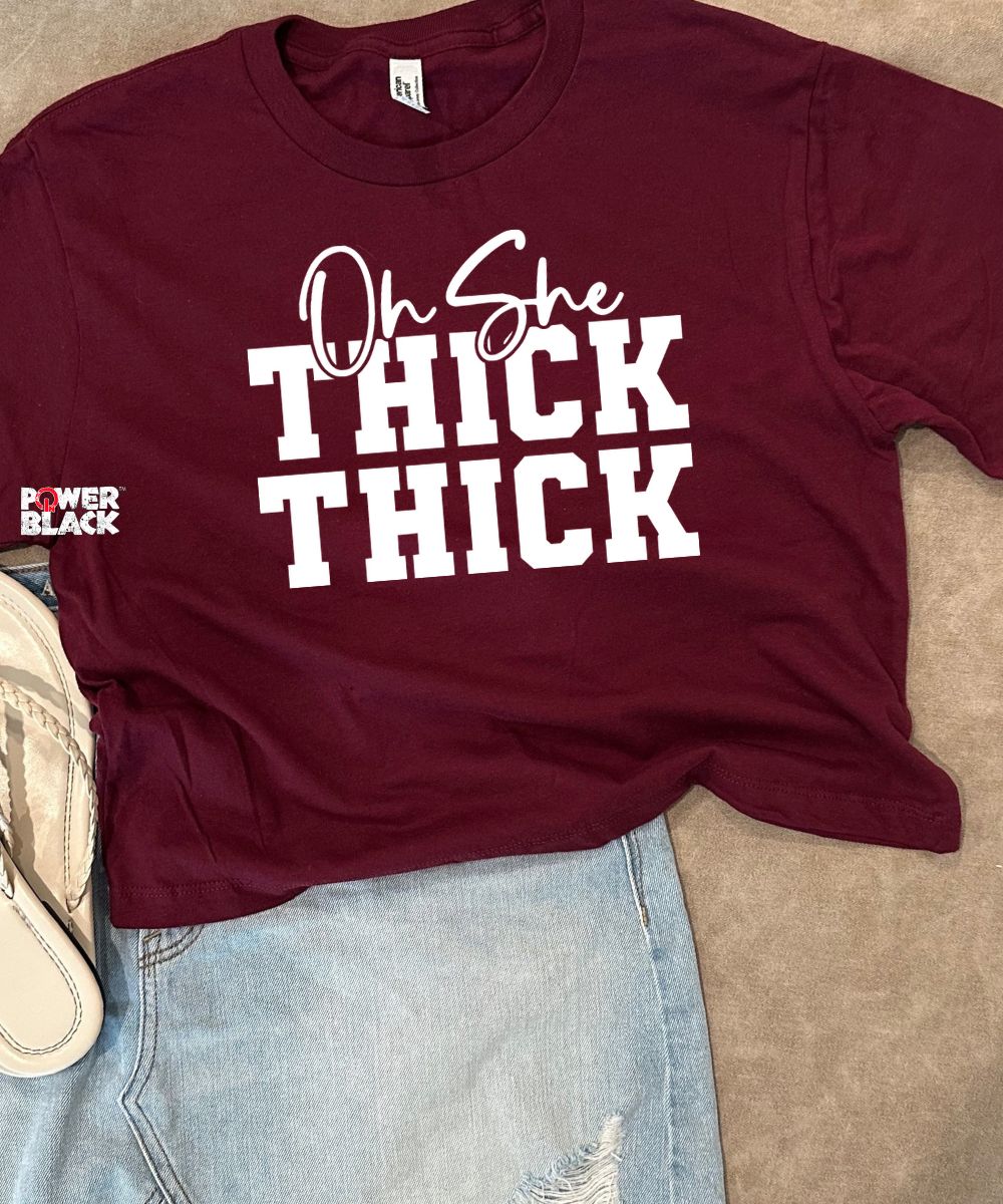 Oh She Thick Thick Crop Top