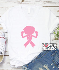 Afro Pink Ribbon