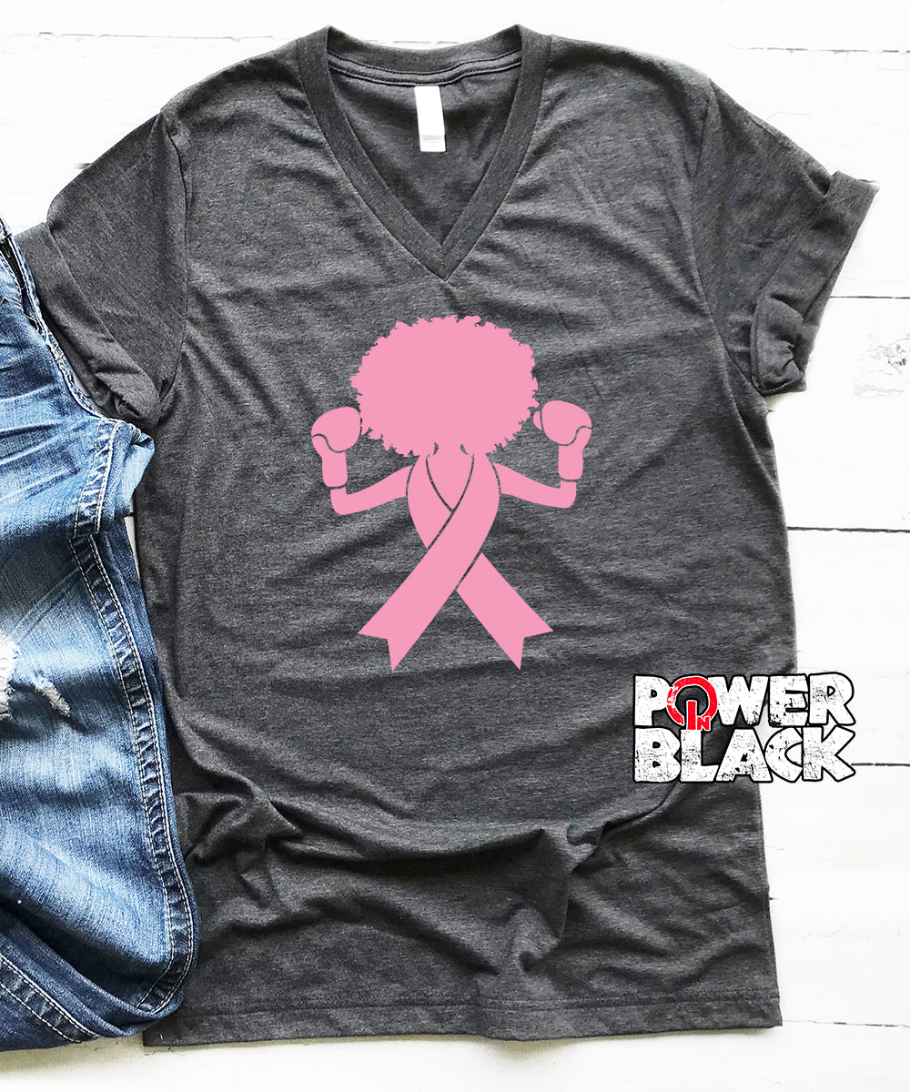 Afro Pink Ribbon