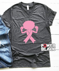 Afro Pink Ribbon