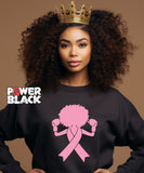 Afro Pink Ribbon Sweatshirt