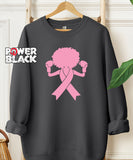 Afro Pink Ribbon Sweatshirt