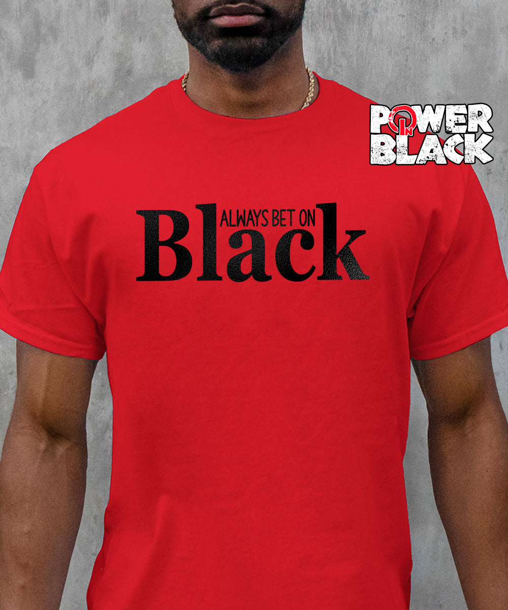 Always Bet On Black (Black Puff Design)