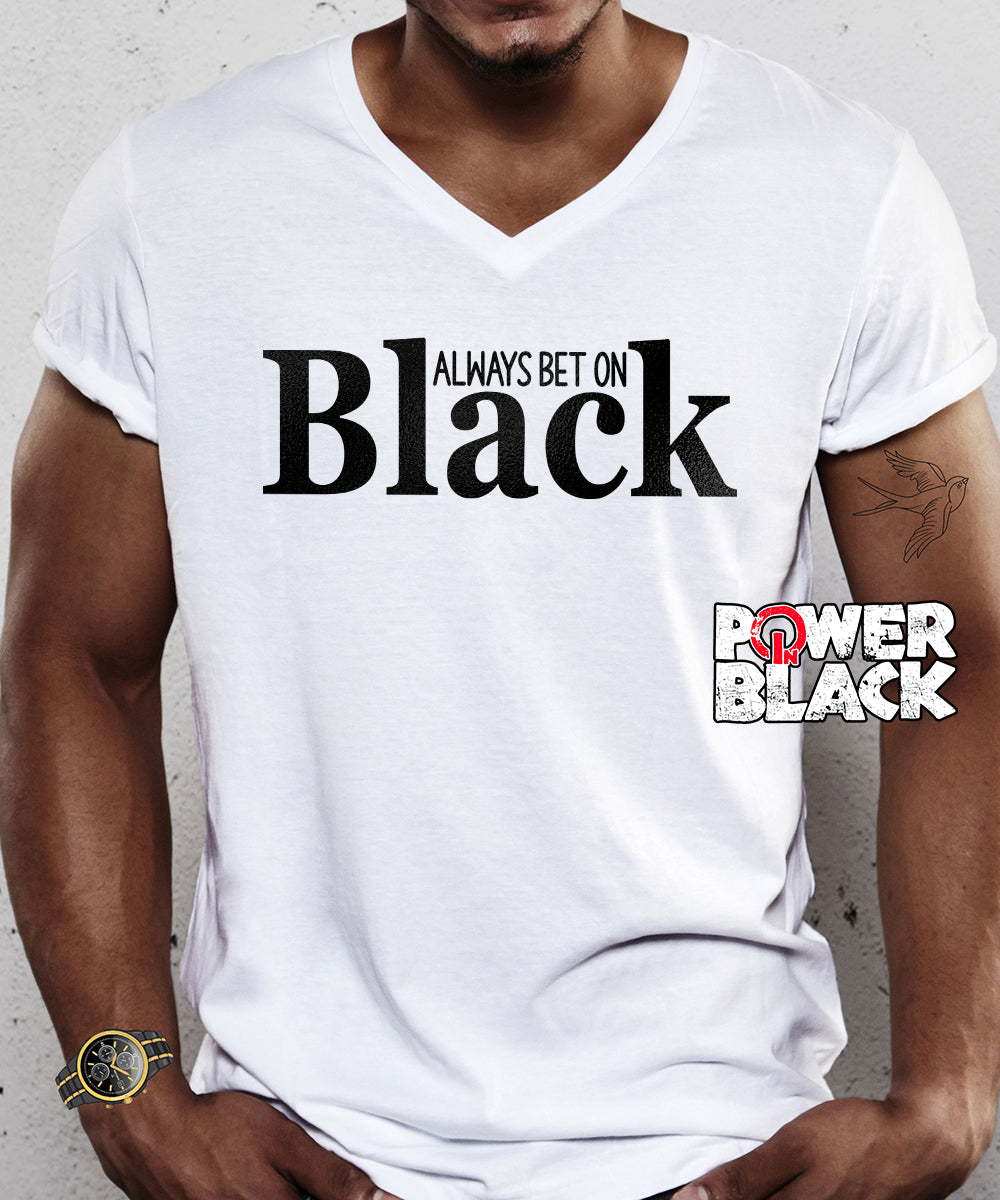 Always Bet On Black (Black Puff Design)