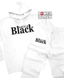 Always Bet On Black (Black Foil) Hoodie Jogger Set