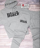 Always Bet On Black (Black Foil) Hoodie Jogger Set