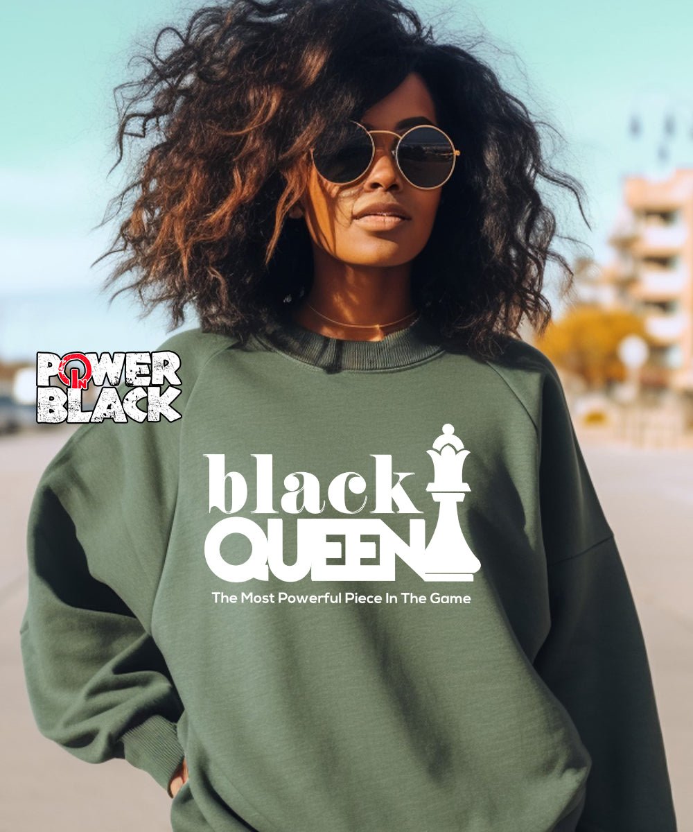 Relaxed Fit Embroidered Sweatshirt - Black/Queens - Men