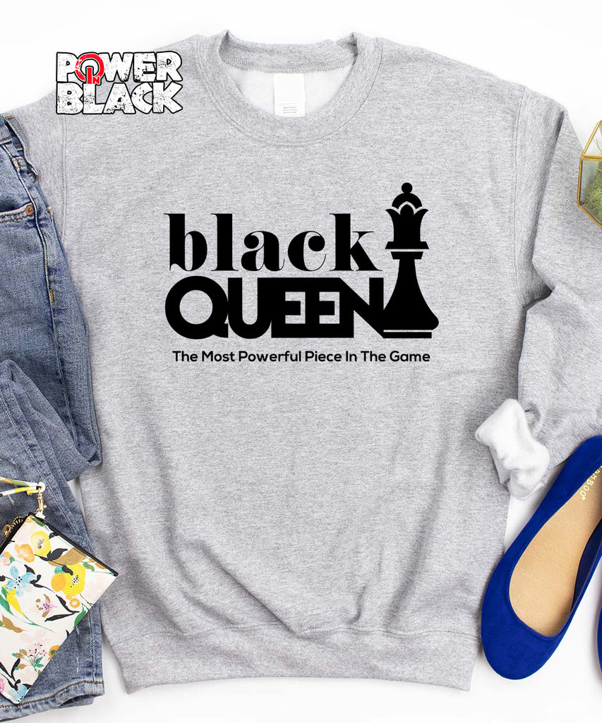 Black queen sweatshirt Clearance