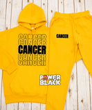 Stacked Cancer Zodiac Hoodie Jogger Set
