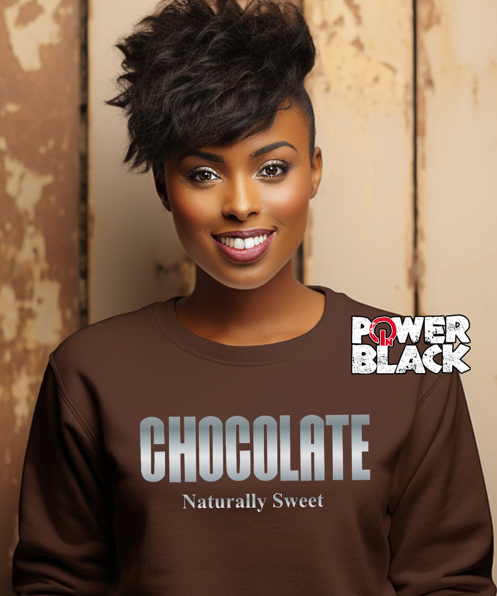 Chocolate Bar (Shiny Silver Foil) Sweatshirt