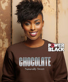 Chocolate Bar (Shiny Silver Foil) Sweatshirt