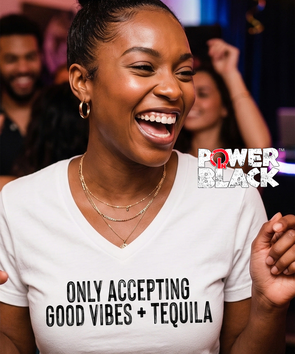 Good Vibes & Tequila (Distressed Design)