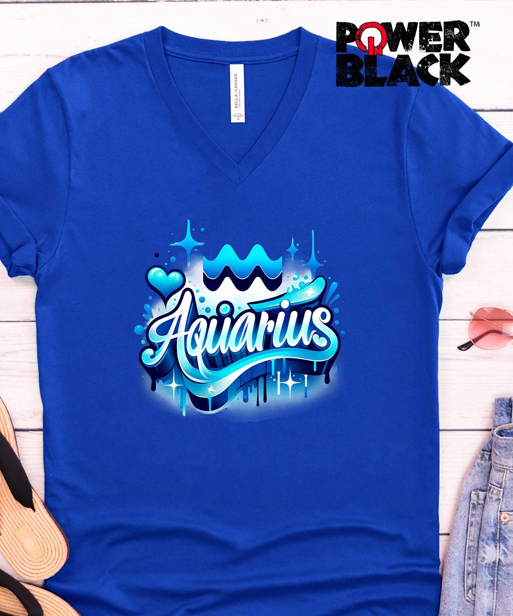 Graffiti Aquarius Zodiac