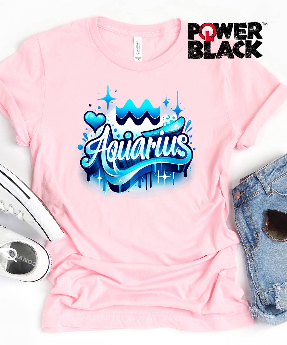 Graffiti Aquarius Zodiac