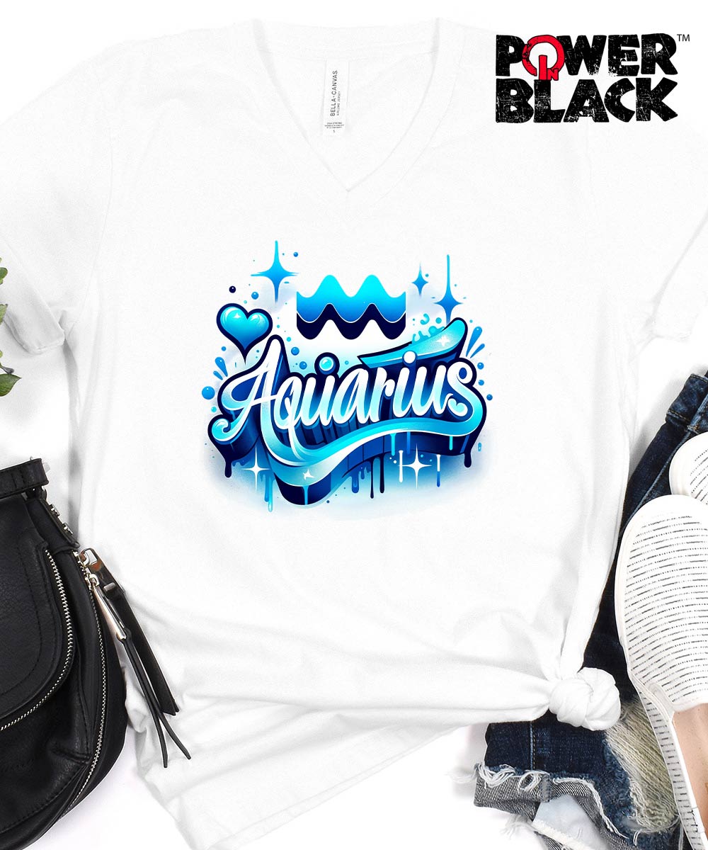Graffiti Aquarius Zodiac