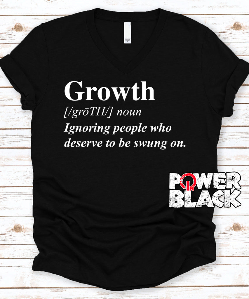 Power in black tees hotsell