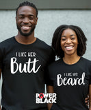 I Like His Beard, I Like Her Butt Set