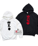 King of Spades and Queen of Hearts (Large Print) Hoodie Set
