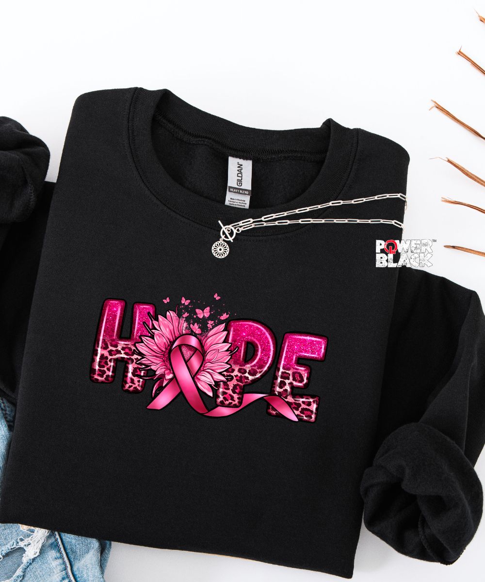 Leopard Hope - Breast Cancer Sweatshirt